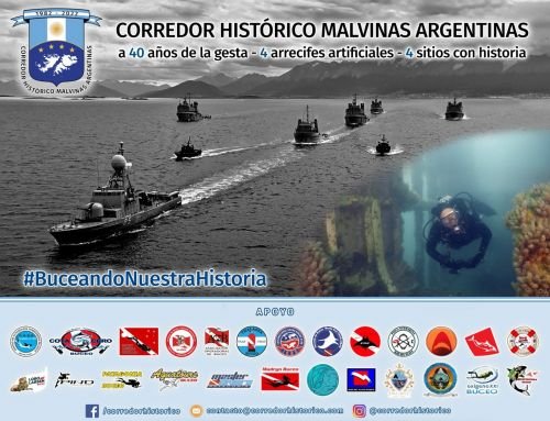 Un parque submarino para homenajear la gesta de Malvinas